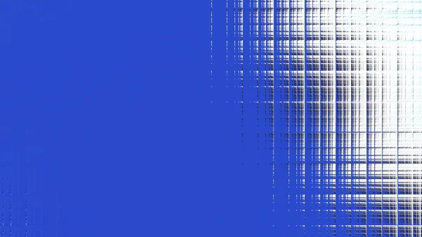 Abstraktes Digitales Fraktalmuster Muster Mit Dünnen Linien Horizontaler Hintergrund Mit — Stockfoto