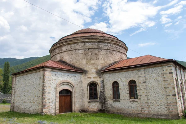 Ancient Albanian Church in Shaki city, Azerbaijan. Historic buildings in Azerbaijan — Stock Photo, Image