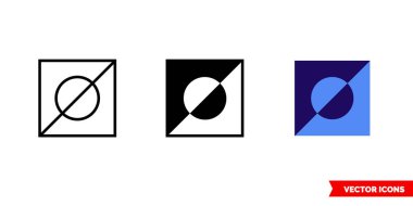 3 tipteki seçim simgesini tersine çevir. İzole vektör işareti sembolü.