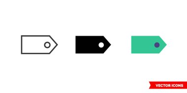 3 tipli pencere simgesi. İzole vektör işareti sembolü.