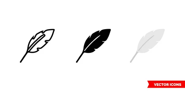 Siyah ve beyaz üç tip konfor simgesi, ana hatları. İzole vektör işareti sembolü.