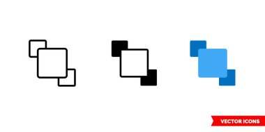 3 tipli simgeye getir. İzole vektör işareti sembolü.