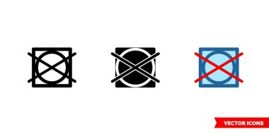 3 tipteki kuru simgeyi devirme. İzole vektör işareti sembolü.