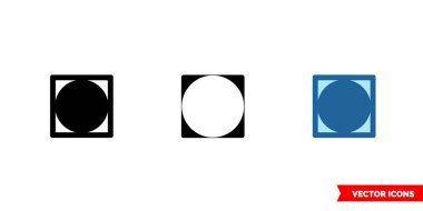 Kuru normal, 3 tip ısı simgesi yok. İzole vektör işareti sembolü.