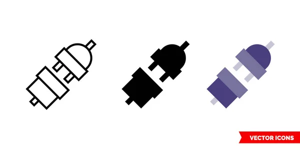 Icono Desconectado Tipos Signo Vectorial Aislado Símbolo — Vector de stock