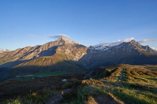 Suiza Alpes Graubuenden Montaña Paisaje Piz Beverin —  Fotos de Stock