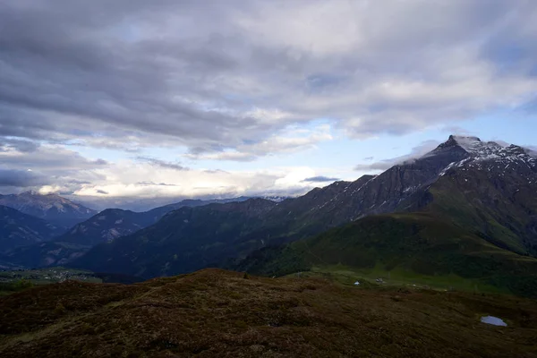 Suiza Alpes Graubuenden Montaña Paisaje Piz Beverin —  Fotos de Stock