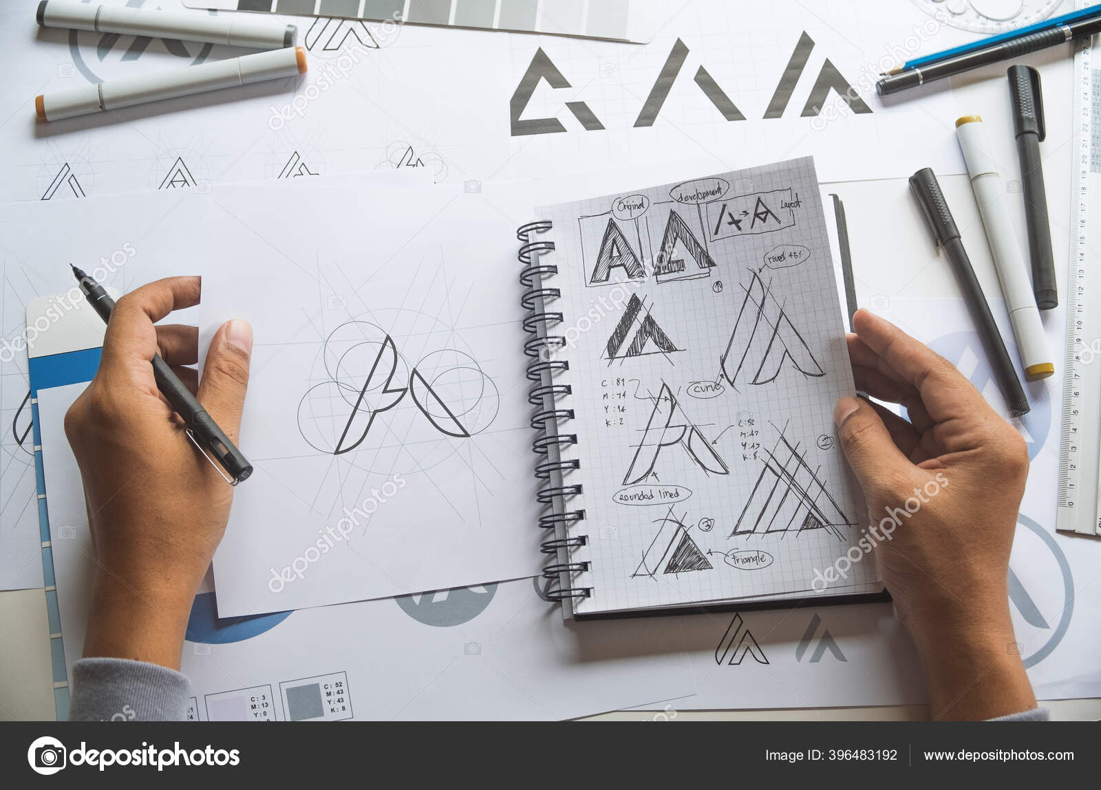 Website designer Creative planning application development draft sketch  drawing template layout framework wireframe design studio . User experience  concept . 24978934 Stock Photo at Vecteezy