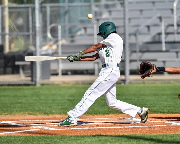 Baseball Player in action during a baseball game