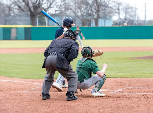 Baseball Player in action during a baseball game