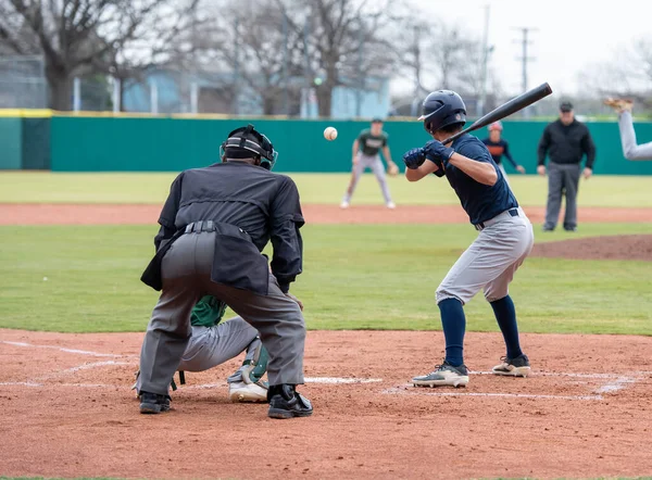 Baseball Player in action during a baseball game