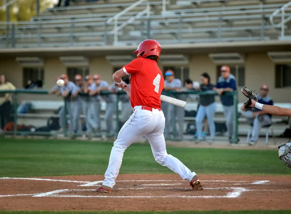 Baseball Player in action during a baseball game