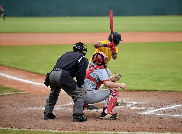 Baseball Player in action during a baseball game