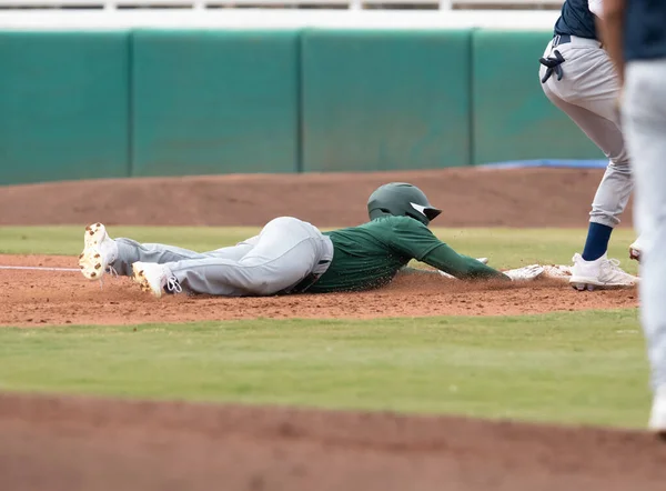 Baseball Player in action during a baseball game