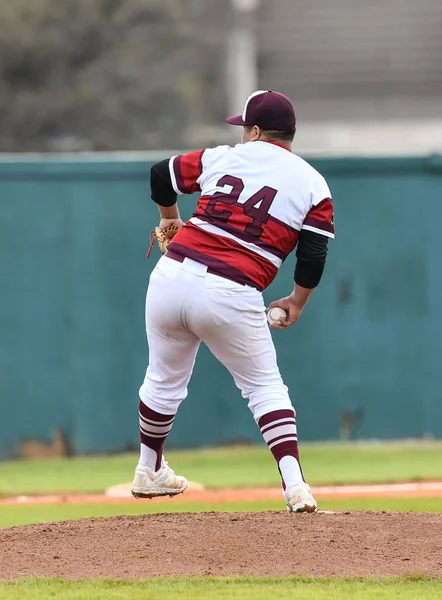 Baseball Player in action during a baseball game