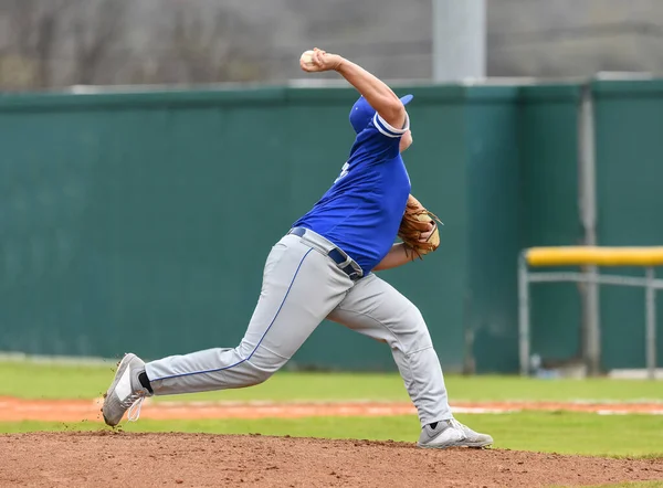 Baseball Player in action during a baseball game