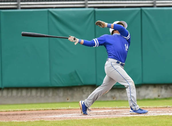 Baseball Player in action during a baseball game