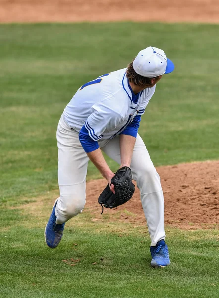 Baseball Player in action during a baseball game