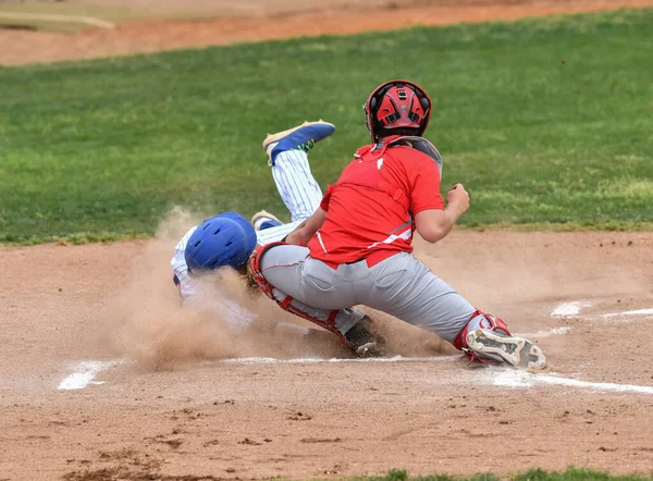 Baseball Player in action during a baseball game