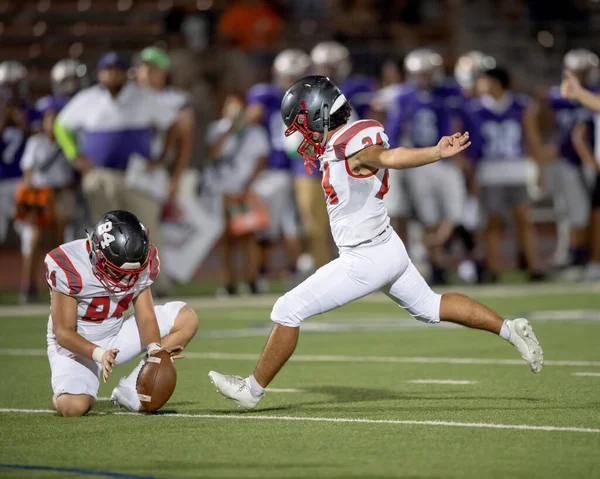 Great Action Photos Football Players Making Amazing Plays Football Game — Stock Photo, Image