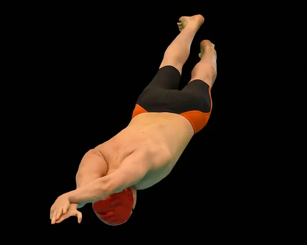 Boy Swimmers Competing Swim Meet South Texas — Stock Photo, Image