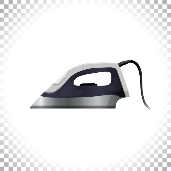 Flat Image House Electric Iron Home Appliance Concept Iron Icon — Stock Vector