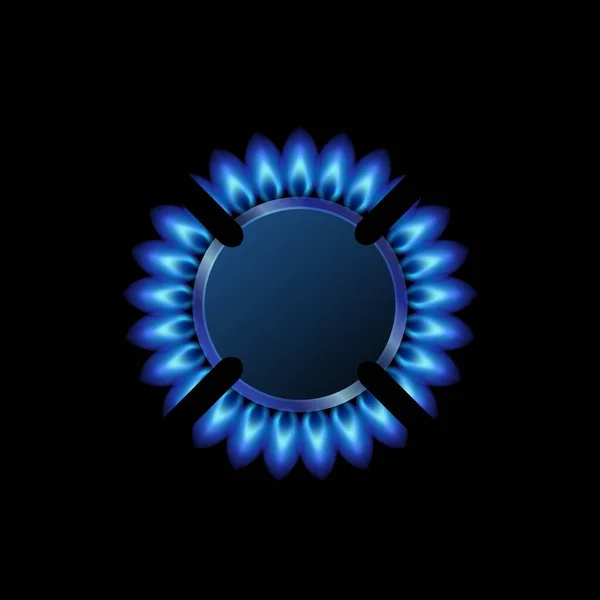 Gás Natural — Caracóis Azuis Realistas Ilustração do Vetor - Ilustração de  beira, brilhar: 228687556