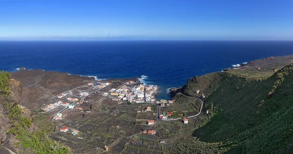 Hierro Panoramiczny Widok Tamaduste Prawej Stronie Lotniska Najmniejszej Wyspy Kanaryjskie — Zdjęcie stockowe
