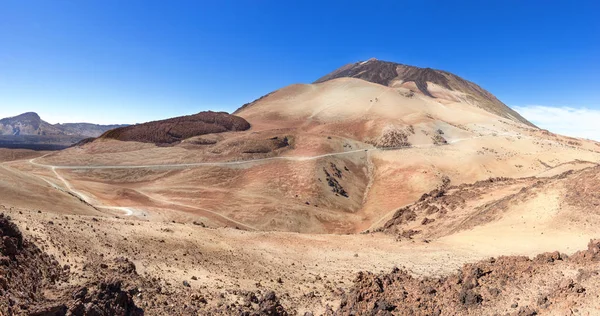 Мбаппе Восточного Фланга Montana Blanca Пешеходной Тропой Teide Национальном Парке — стоковое фото