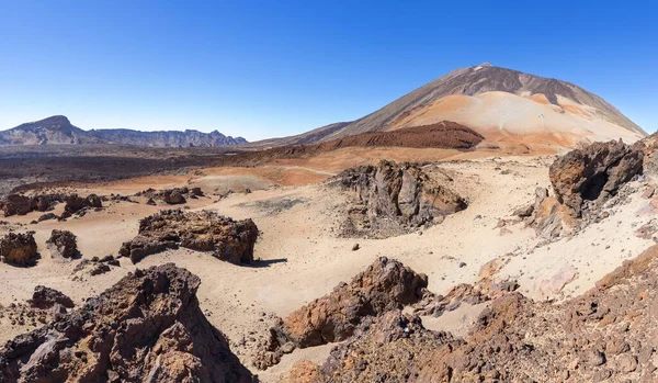 Volcanic Landscape Teide National Park Island Tenerife View Montana Rajada — Stock Photo, Image