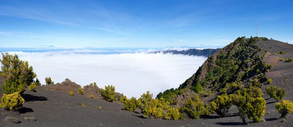 Hierro Ilhas Canárias Paisagem Acima Das Nuvens Montanha Malpaso Direita — Fotografia de Stock
