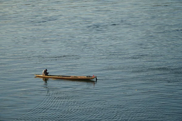 Rivers Lifestyles Fishermen Asia — Stock Photo, Image