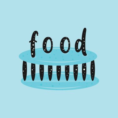 arka plan yemeği veya premium tasarım süngeri