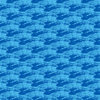 Dalga duvar kâğıdı. Kusursuz desen.