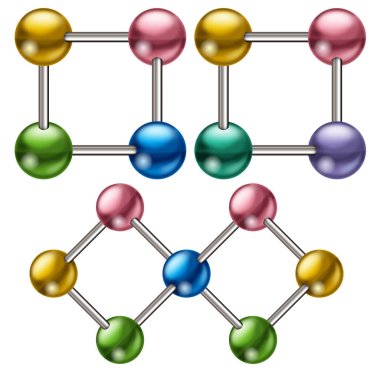 Element ya da teknoloji. Simge tasviri. 