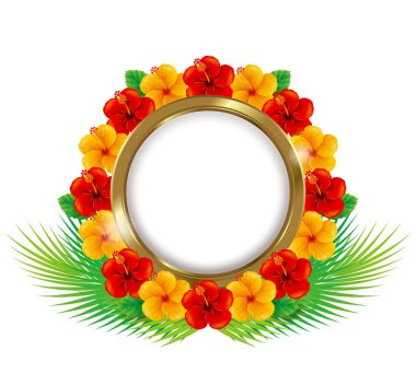 Amfibik dokunun çerçevesi. İllüzyon. Tropik görüntüler.