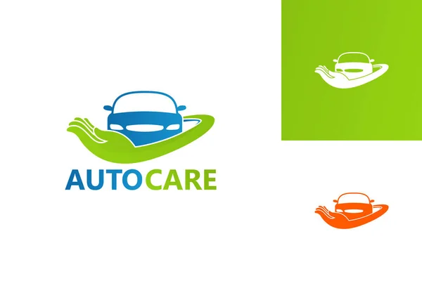Automotive Care Logo Template Design Vector Embleem Design Concept Creatief — Stockvector