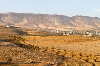 Şam yakınlarındaki Suriye kurak kırsalında