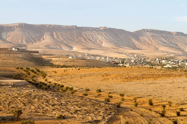 Syrisch Dorre Platteland Bij Damascus — Stockfoto