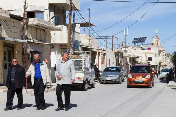 Straat Christelijke Stad Sadad Syrië — Stockfoto