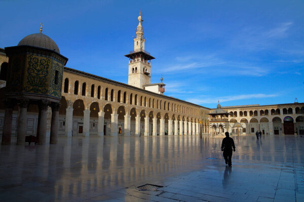 The Umayyad Mosque in Damascus