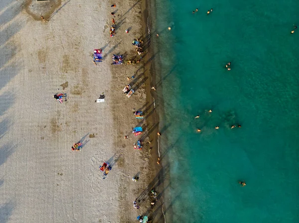 Spiaggia Sabbia Omi Adriatico Croazia — Foto Stock