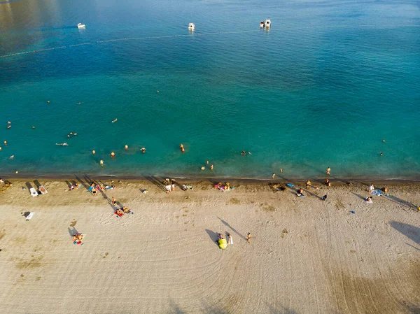 Adriyatik Omi Kentindeki Kum Sahil Hırvatistan — Stok fotoğraf