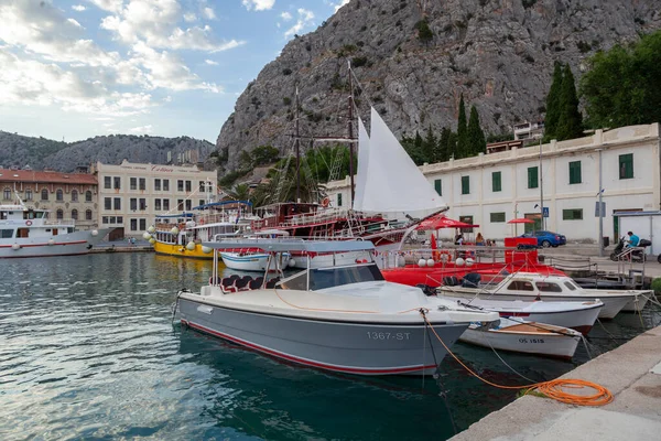 Primera Línea Mar Omi Mar Adriático Croacia — Foto de Stock