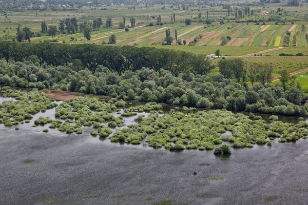 Lagos Zonas Inundadas Torno Imotski Croácia — Fotografia de Stock