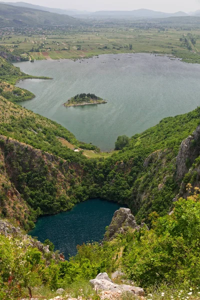 Λίμνες Και Πλημμυρισμένες Περιοχές Γύρω Από Ιμοτσκι Της Κροατίας — Φωτογραφία Αρχείου