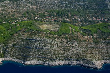 Mljet Adası, Hırvatistan 'ın hava manzarası