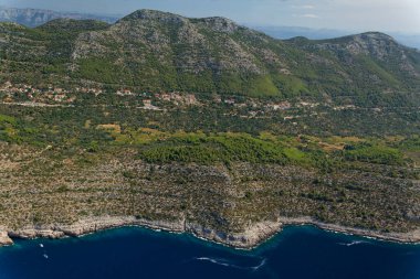 Mljet Adası, Hırvatistan 'ın hava manzarası