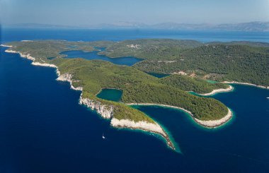 Mljet Adası, Hırvatistan 'ın hava manzarası