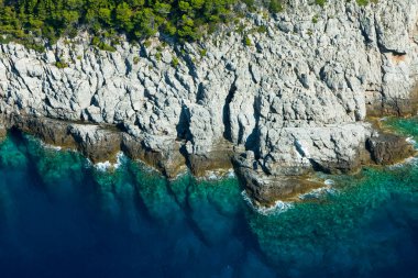 Mljet Adası, Hırvatistan 'ın hava manzarası